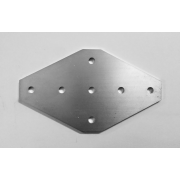 X Plate 120x70mm